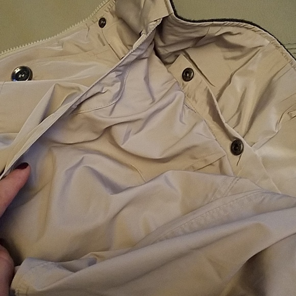 Hilary Radley Cream Barn Jacket with Faux Fur Removable Insert - Picture 7 of 7